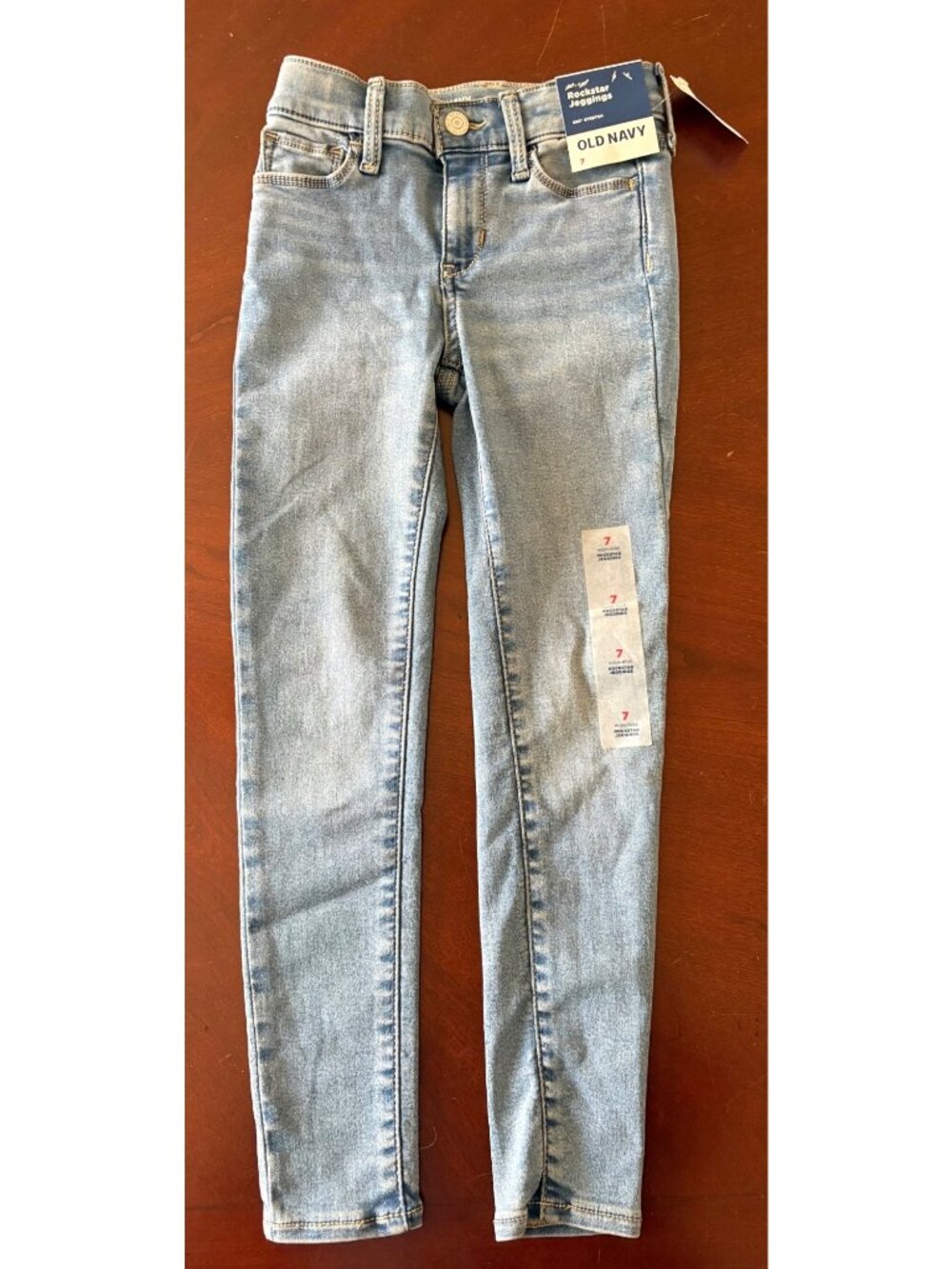 Girls NWT Skinny Jeans Jeggings Multi-Wash Denim Bundle of 3 Size 7 - Picture 2 of 13